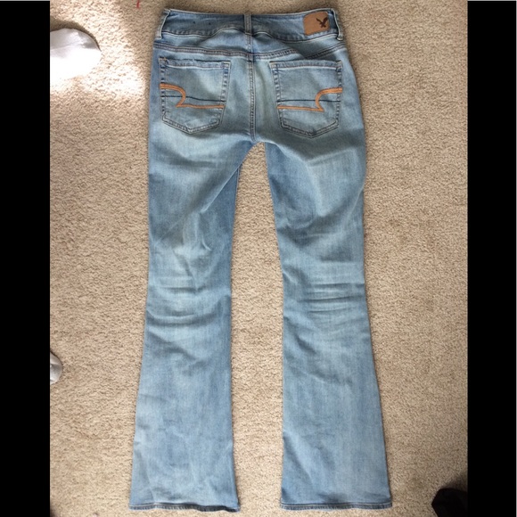 American Eagle Distressed Artist Flare Jean - Picture 3 of 5